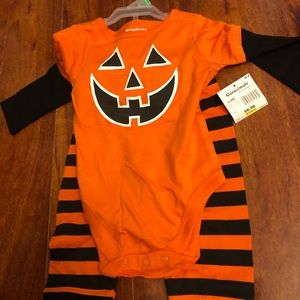 Baby jack o lantern Halloween outfit